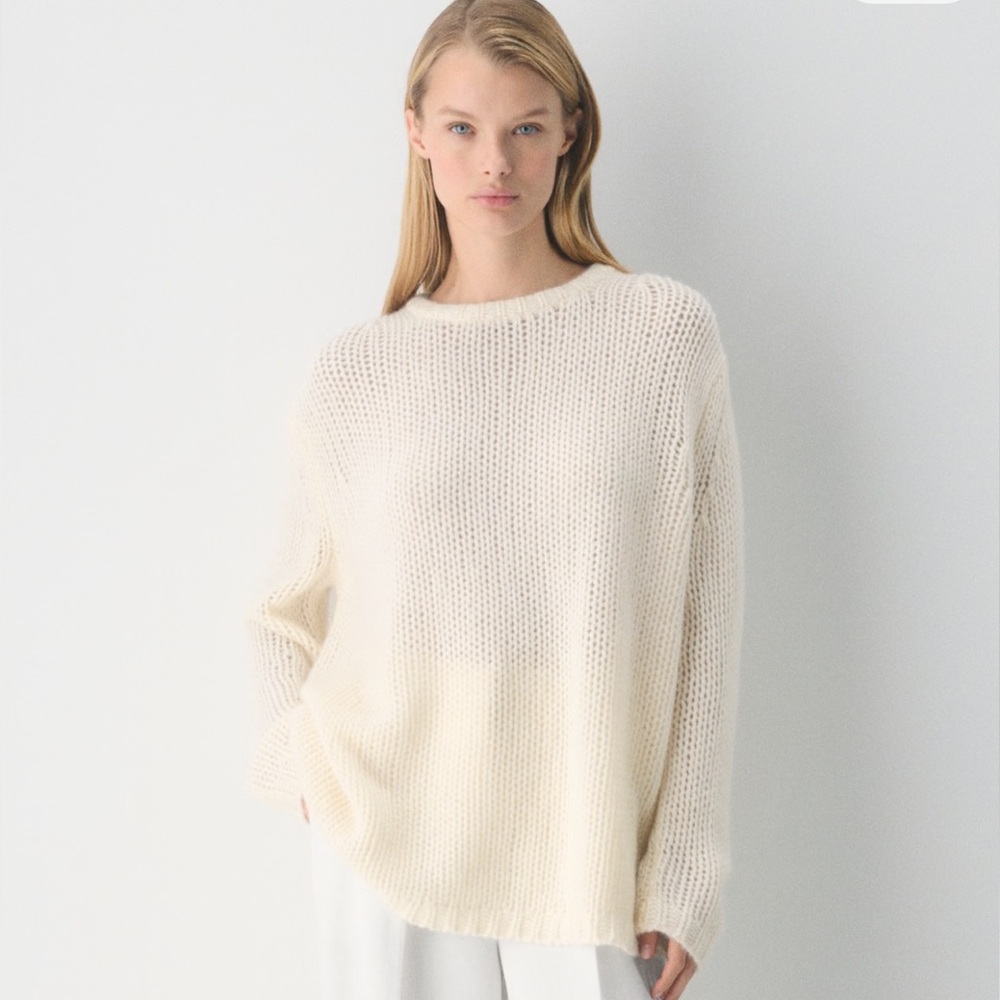 Aritzia Mesh Cashmere Sweater